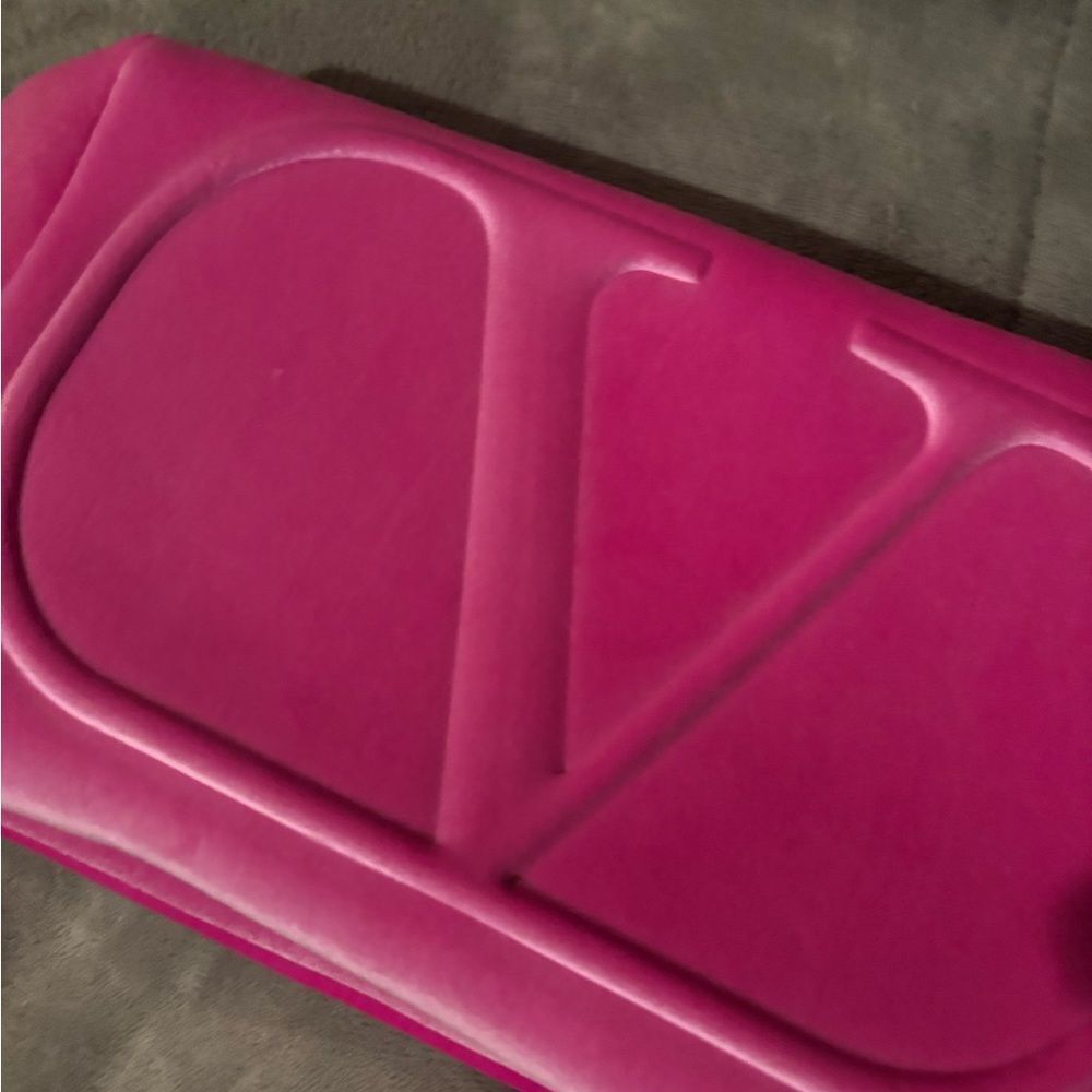 Valentino Fuchsia Wristlet Clutch - Picture 3 of 5